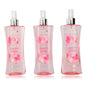 Pink Sweet Pea Fantasy by Body Fantasies, 3 Pack 8oz Fragrance Body Spray women