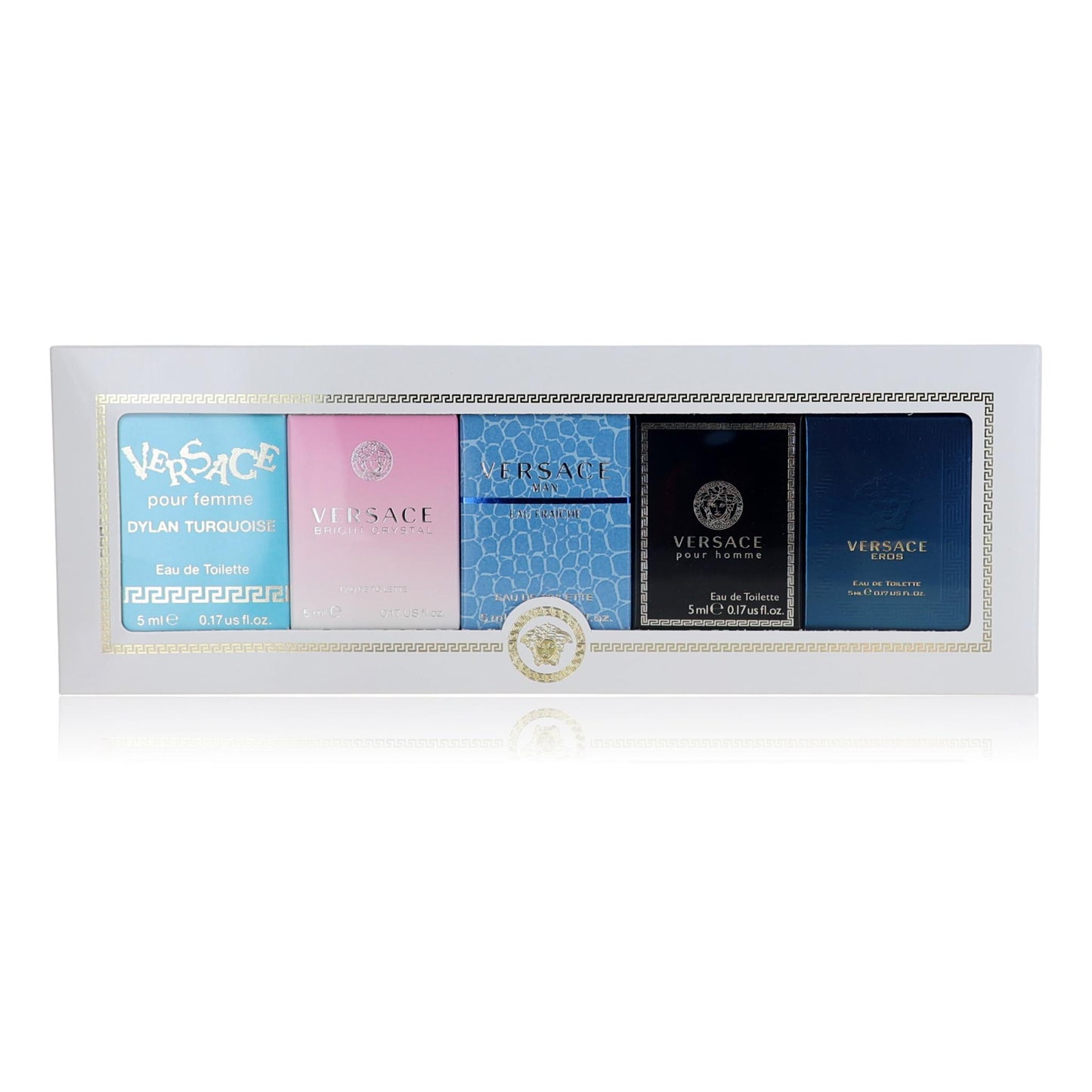 Versace Collection by Versace, 5 Piece Miniature Gift Set for Unisex